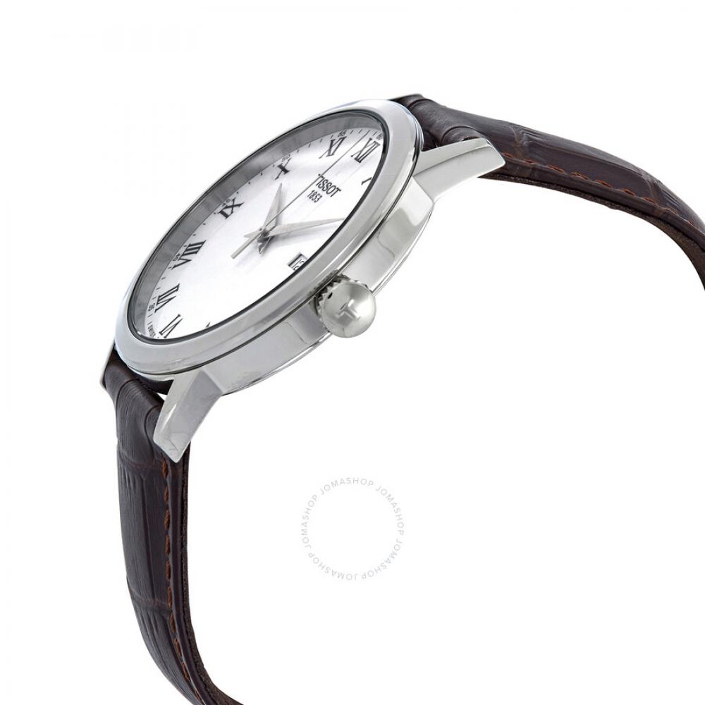 TiSSoT T ClaSSic quarTz whiTe Dial Men S waTch T129.410.16.013.00