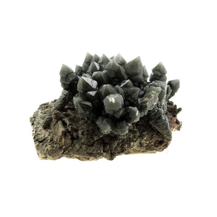 Pierres et Minéraux. Quartz Prase. 1450.5 ct. Huanggang Fe-Sn deposit, Inner Mongolia, Chine.