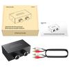 PROZOR Audio 4 Outputs 4 Bidirectional RCA Stereo Audio No Power Supply RCA Cable Compatible with Stereo CD Selector, Inputs/2 / Outputs/2 Inputs,