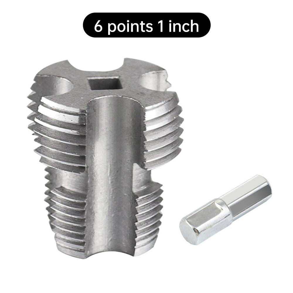 4 Points 6 Points PPR Water Pipe Internal Thread Opener For PVC Plastic Pipe Thread Tap Hand Electric Drills Hand Tools