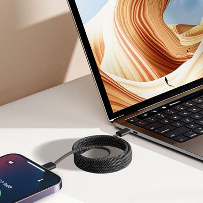 Doppelter Typ C auf Typ C Kabel PD100W Magnetisches Schnelllade-Datenübertragungskabel für Laptops Tablets Telefone