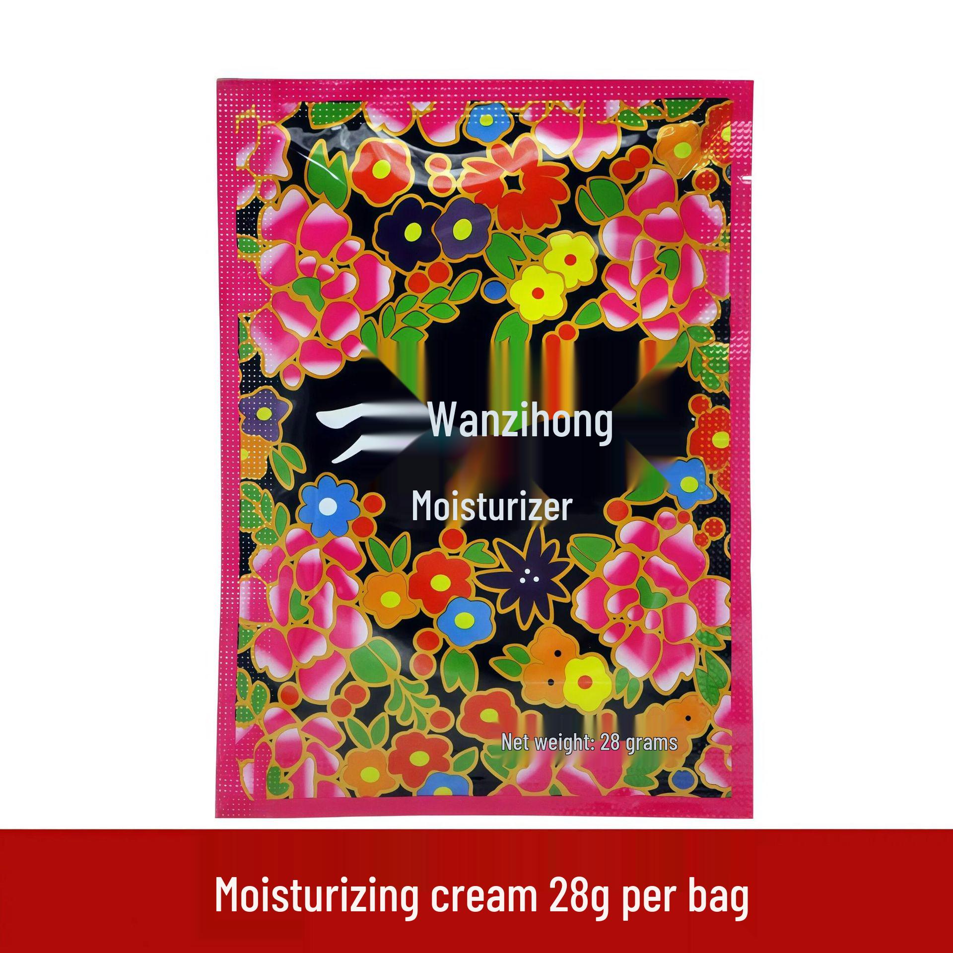 Wan Zi Qian Hong Moisturizing Hand & Foot Cream Sachet 28g - Nourishes & Improves Dryness