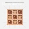 Wooden XO Tic-Tac-Toe Game: Educational Board for Parent-Child Interaction & Logical Thinking