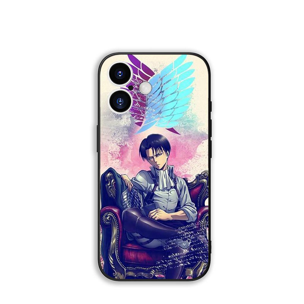 Coque Cover for OPPO A80 A60 A40 A38 A79 A16 A17 A58 A78 A94 A95 A57 A15 A74 A53 A96 A98 Case Attack On Titan Levi Eren Jaeger