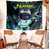 Personalisierte Astro Bot Hintergrund-Wandbehang, Benutzerdefinierter Name Geburtstagsparty, Multifunktionale Wanddekoration für Heimdeko, Verschiedene Anlässe