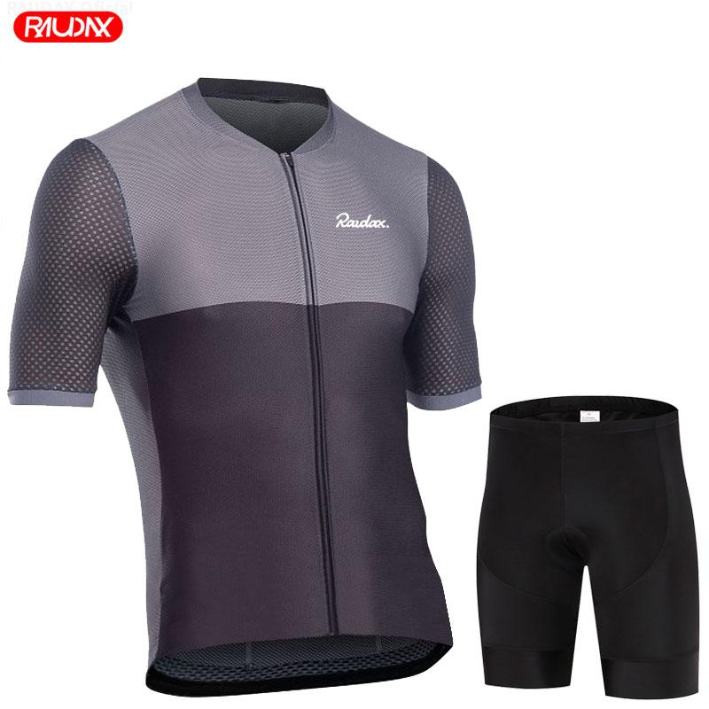2026 Summer Breathable Cycling Suit Set Raudax Men Quick-Dry Mountain Bike Cycling Clothing Ropa Ciclismo Verano Triathlon Cycling Wear