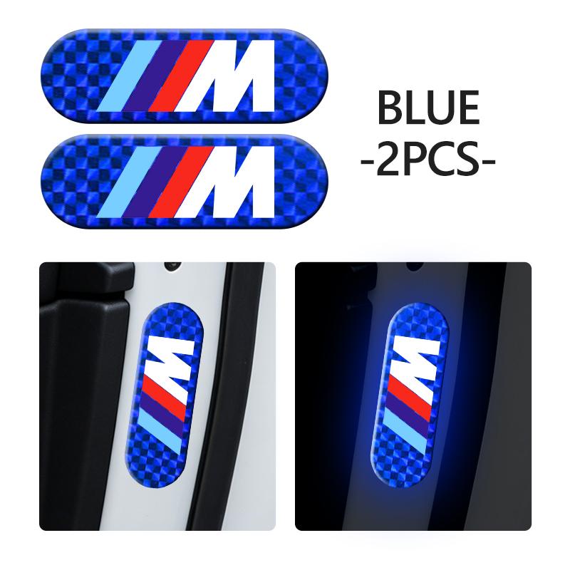 HKUG1 Car Reflective Warning Stickers Night Visibility Protective Strip For BMW Performance M E87 E30 E46 E28 F35 G20 E93 F20 X3 X