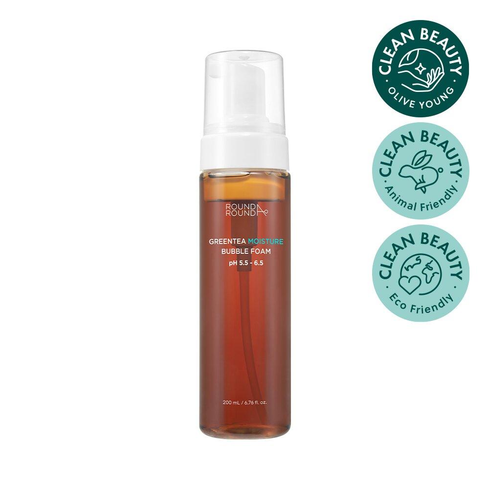 

КРУГЛЫЙ ВОКРУГ Greentea Moisture Bubble Foam 200мл