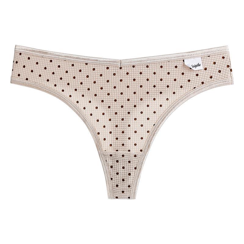 Comfort Polka Dot Briefs Sexy Underwear Women Panties Sex Thong