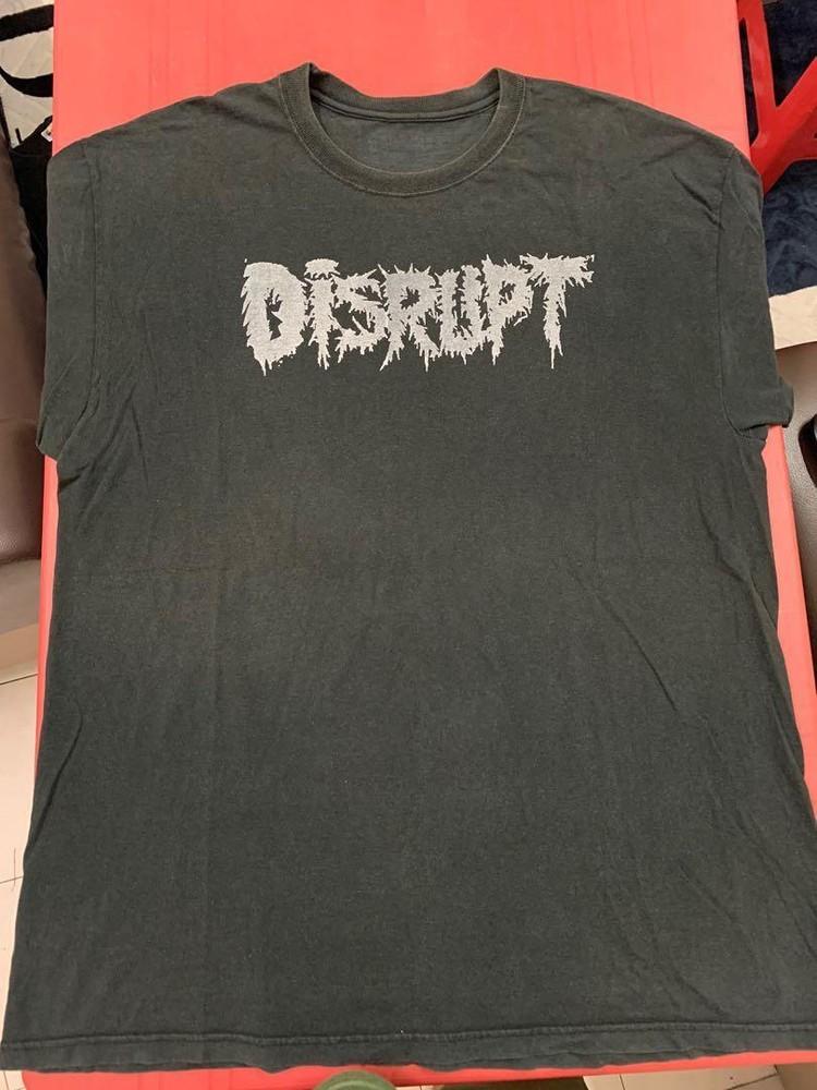 SALE Disrupt band t-shirt remake shirt new black shirt Unisex T-Shirt S