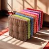 Home Decor Cojines Decorativos Para Sofá Floor Cushion 1pc 14.9Inch Thicken Square Cushion Tatami Seat for Office Chair