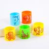 Mini Smiley Face Rainbow Spring Toy 3.2x3.5CM for Children