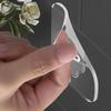 22pcs Self Adhesive Hooks Seamless Transparent Load Bearing 20kg Multifunction Kitchen Wall Hooks Coat Hooks