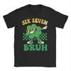 Funny   Meme  Six Seven Bruh St Patricks DayTShirt Summer  Trending TShirts Unisex Cotton O Neck Tees ShortSleeve
