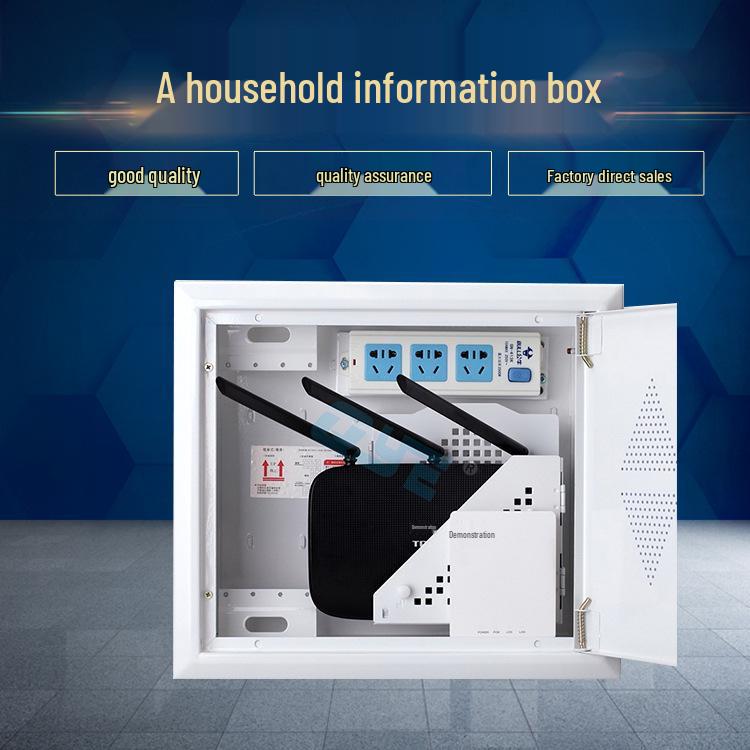 All-Iron Household Multimedia Distribution Box for Fiber Optics and Weak Current