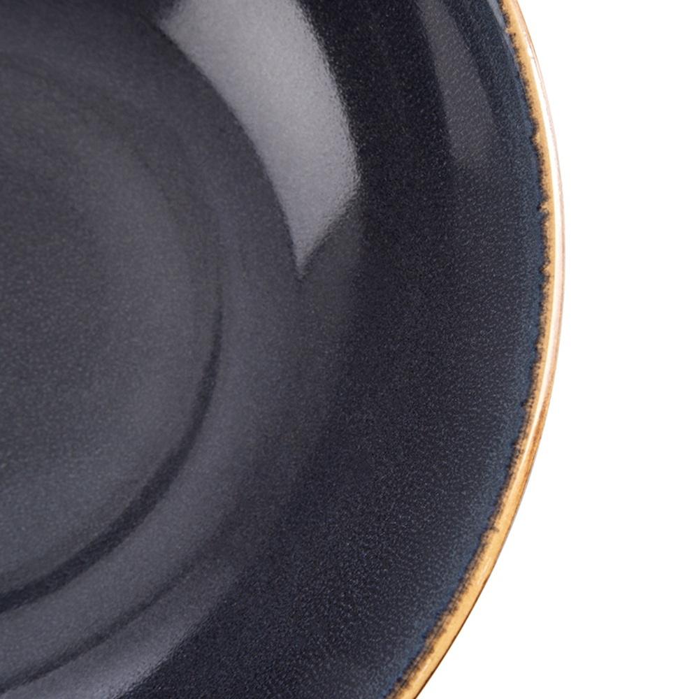 Talerz Obiadowy Duży Głęboki na Zupę Dania Ceramiczny Szary 20,5 cm 900 ml