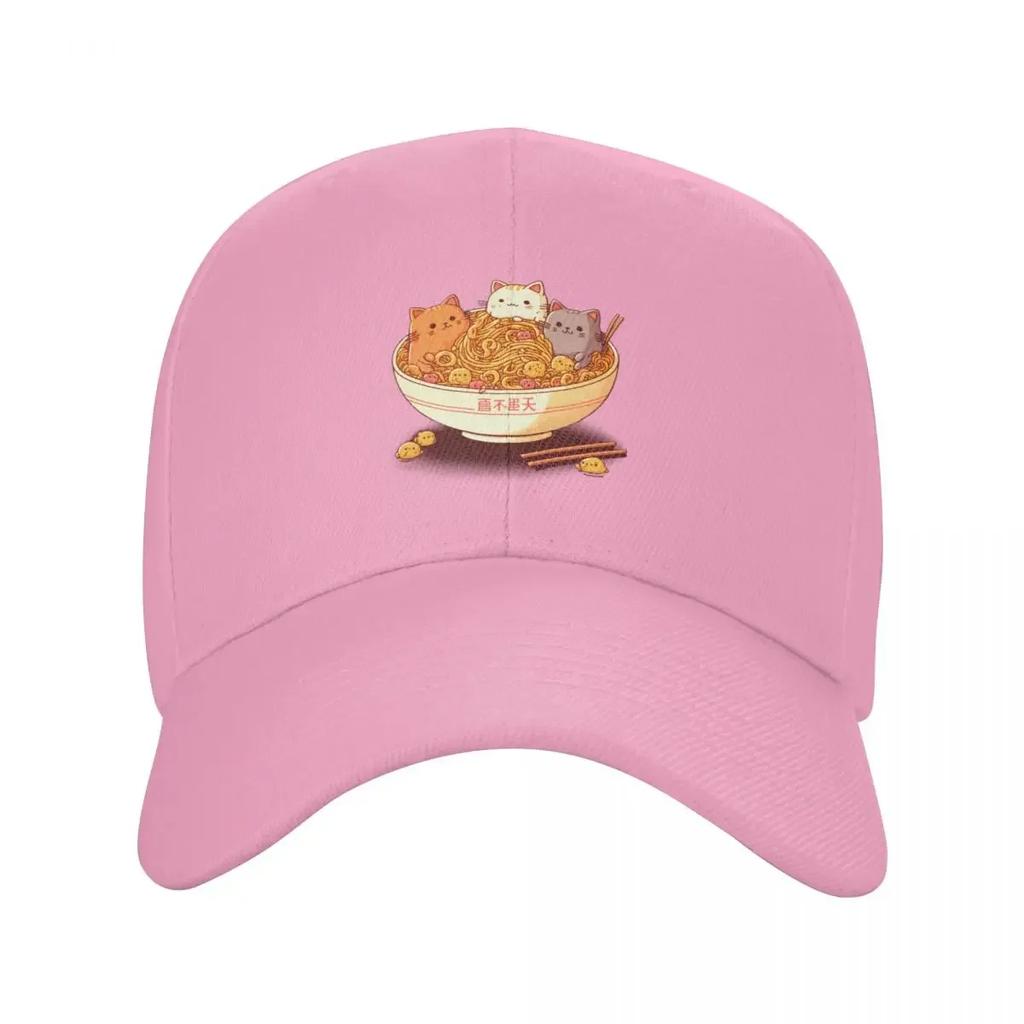 Noodles with Cats Baseball Cap fashionable New Hat For Unisex Womens