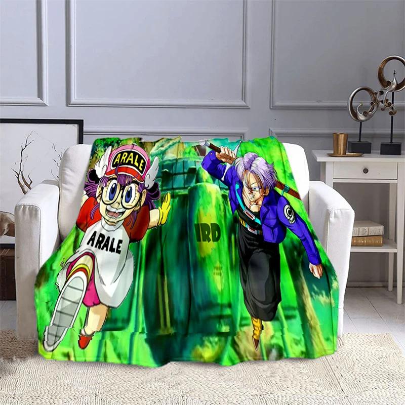 DR Slump Arale Chan Anime Printed Blanket Children's Warm Blanket Soft and Comfortable Blanket Home Travel Blanket