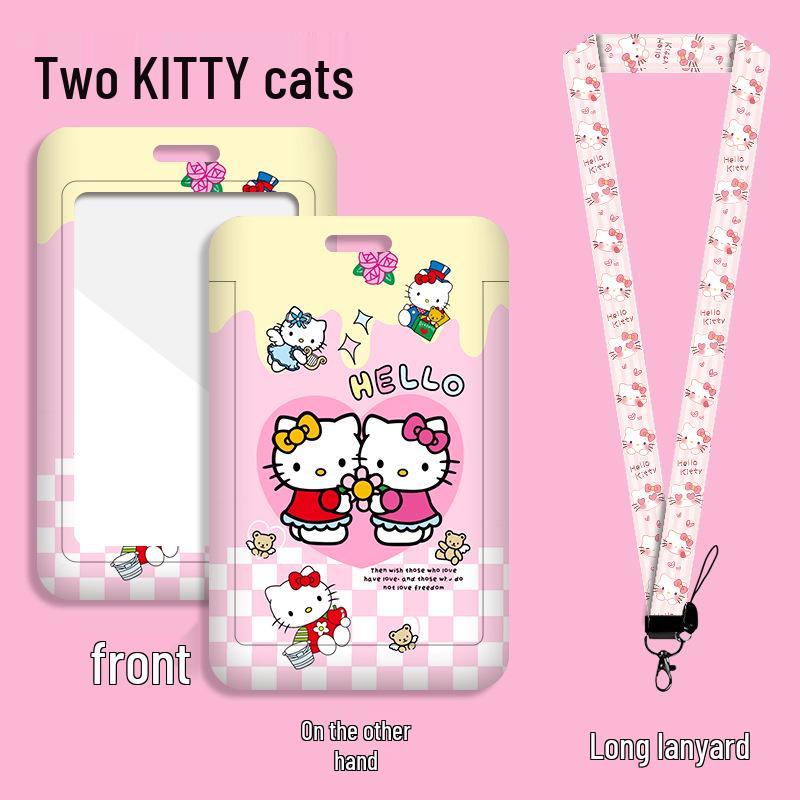 Sanrio Cartoon Student ID Card Holder - Cute Campus, Work, Bus, Subway, Meal Card Case