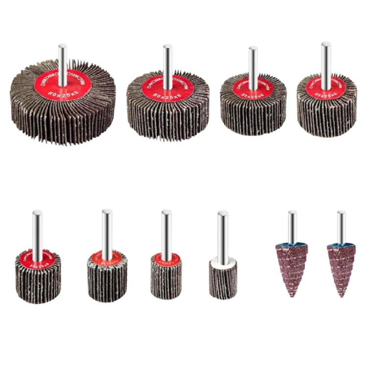 10Pcs 80 Sanding Flap Disc Wheel Grinding Sanding Disc Polishing For Rotary Tool 16/20/25/30/40/50/60/80Mm