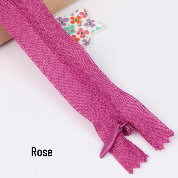 Sanli Unsichtbarer 25cm Kleid- & Kissen-Reißverschluss mit geschlossenem Ende