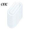 Decorative Paper Clips 10 Pcs Sublimation Blank Acrylic Jumbo Paperclip for Bulk Heat Transfer DIY Paperclips Bookmark Home School Office Supplies