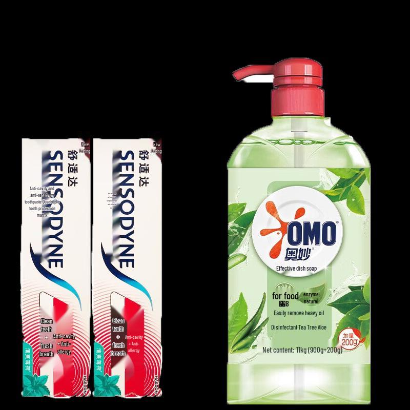 

Sensodyne Toothpaste & Omo Dish Soap Value Pack