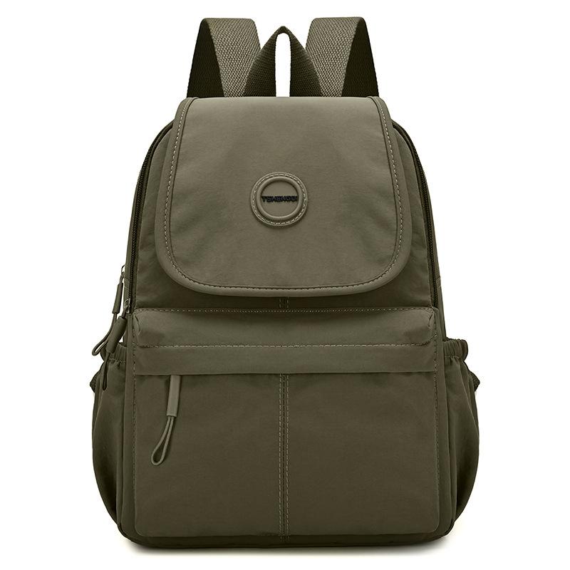 Легкий рюкзак большой емкости для путешествий, нейлоновый рюкзак армия зеленый
