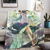 Silent Witch Throw Lightweight 240g Flannel Blanket Soft Skin-friendly for Summer Cooling