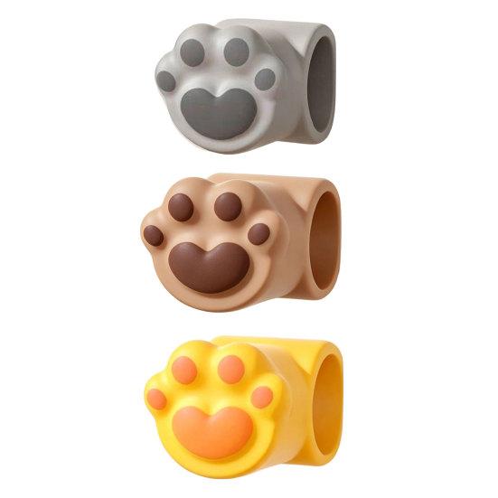 Silicone Flower Door Bumper Adhesive Free Door Handle Stopper Wall Protector Soft Shock Absorbing Door Stops Anti-collision Pad Decorative Cushion
