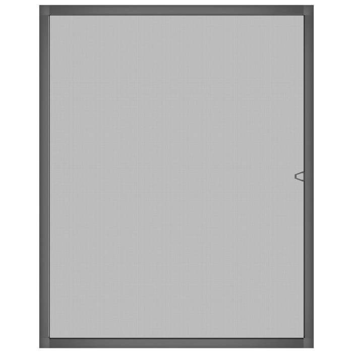 Exclusive House - Anthracite Window Mosquito Net 80x100 Cm