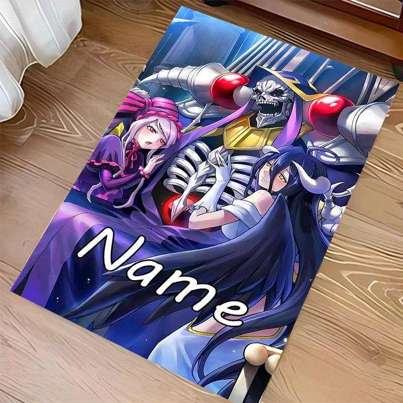 Custom Personalization Overlord Print Area Rug - Soft, Washable Non-Slip Indoor Mat,Living Room,Home&Office Decorative Rug