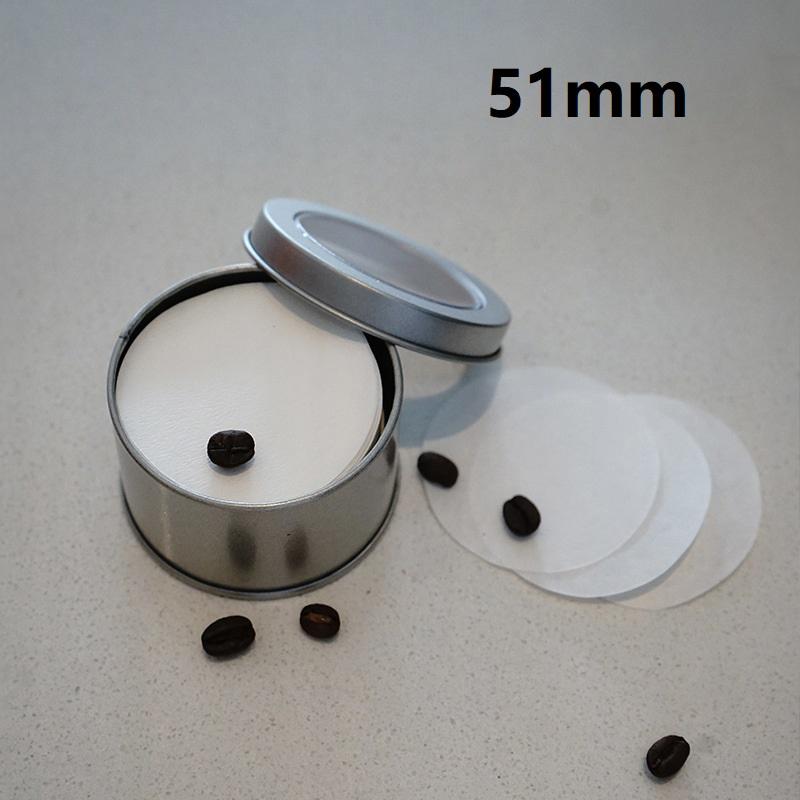 

S,M,L Coffee Filter Paper Disposable 100pc Secondary Water Filter For 51MM 53MM 58MM Portafilter Espresso Maker Accessor Barista