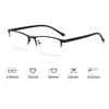 New Metal Half-frame Anti-blue Light Reading Glasses For Business Men Lightweight Reading Glasses