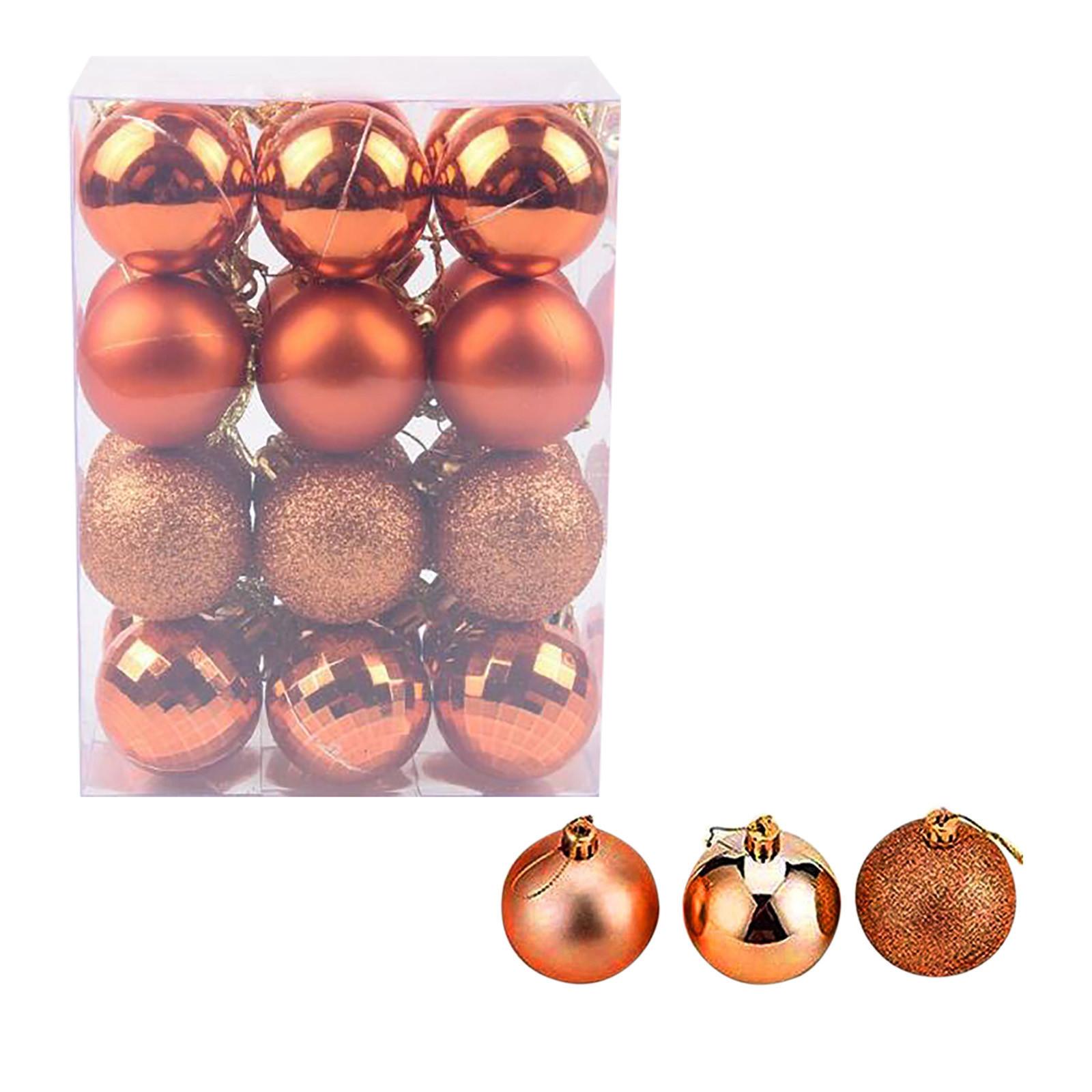 

40mm Christmas Xmas Tree Ball Bauble Hanging Home Party Ornament Decor помаранчевий