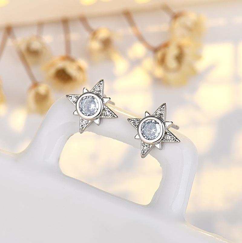 

Женские серьги Новые высококачественные серьги Солнце, Луна, Звездный Темперамент Нишевые серьги