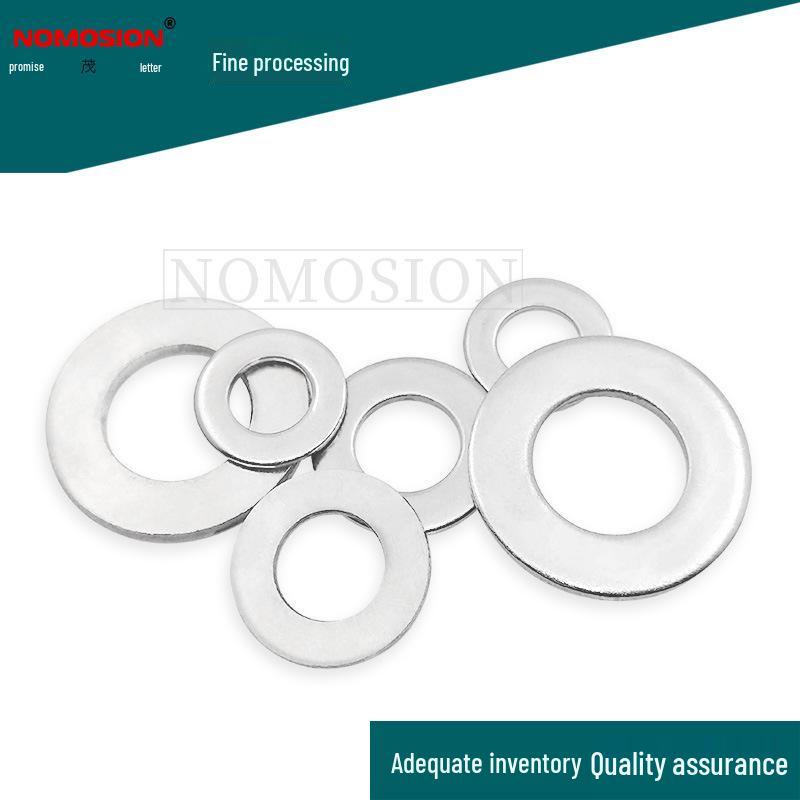 Ultra-Thin 304 Stainless Steel Flat Washer - Round Hole (M8, M10, M14)