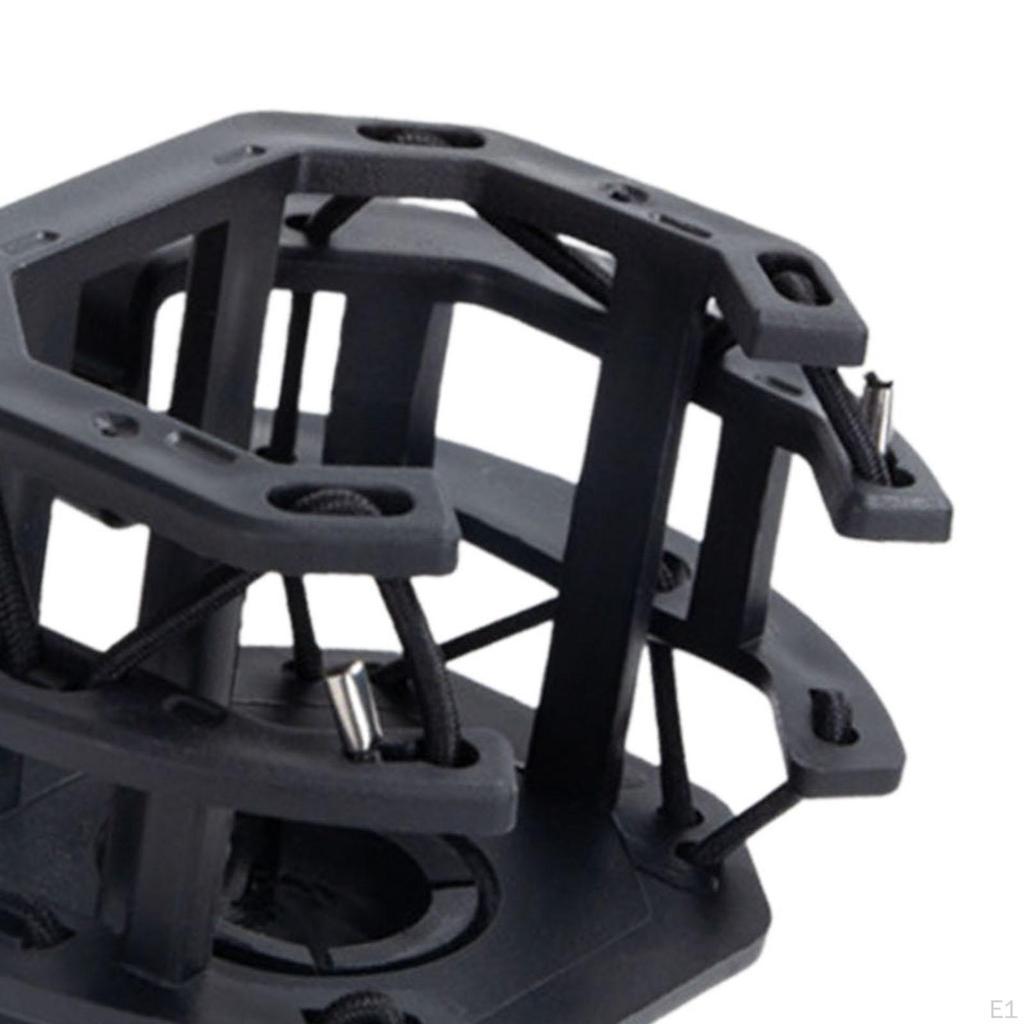 Mic Shock Mount Parts High Performance Convenient Easy To Use PP Material Clip Holder