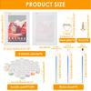 6/12 Pack Paint by Number Kit for Adult Beginner Practical Adult Paint by Number Kit On Canvas Digital Painting Kits Oil Picture