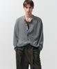 Noirer Essential Loose Fit Daddy Cardigan (Gray)