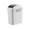 Creative Garbage Can with Shaker Cover Simple Storage Bucket Rubbish Bin Rectangle Wastebasket
