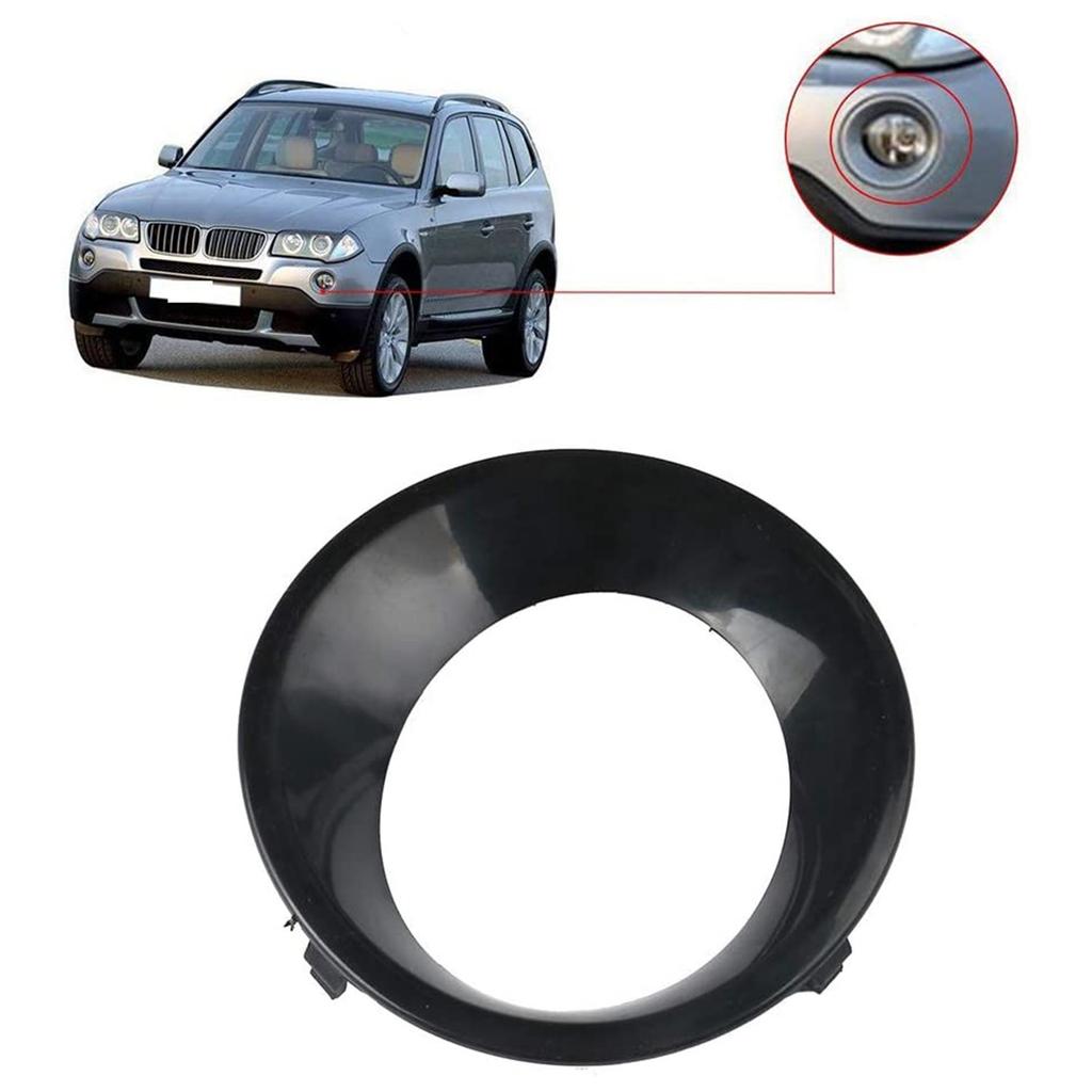 AT-Fog Driving Light Grill Trim Cover For BMW X3 E83 LCI 2007-2010