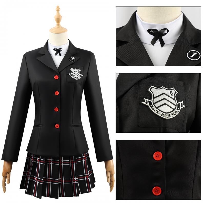 Anime Amamiya Ren Cosplay Costumes For Men Women Game Kasumi Yoshizawa School Uniform Halloween Coat Pants Clothes Set