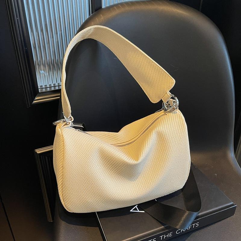 Niche fashion underarm bag women's bag 2025 new simple pillow bag versatile shoulder crossbody bag one piece dropship