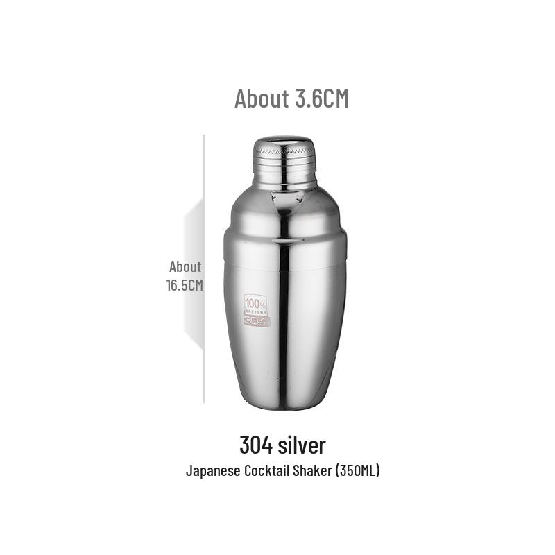 Boston 304 Stainless Steel Cocktail Shaker Set - Bar Tool Kit