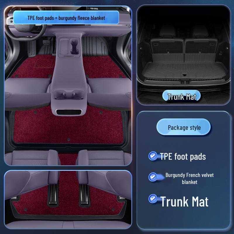 Leapmotor C16 TPE2026 Floor Mats - Five/Six-Seater Car Interior Accessories