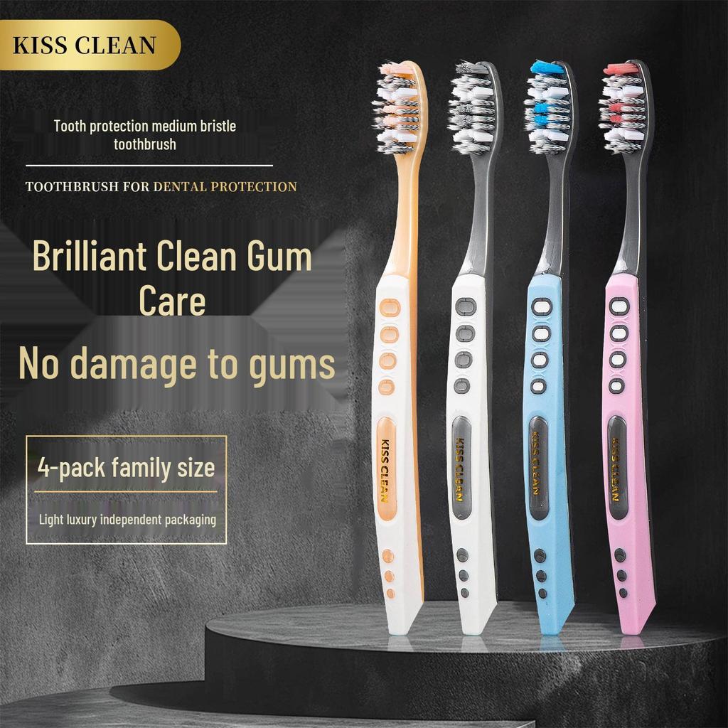 Saturday Essentials Men's Toothbrush Set (30 Pcs) - Unique Bristle Design