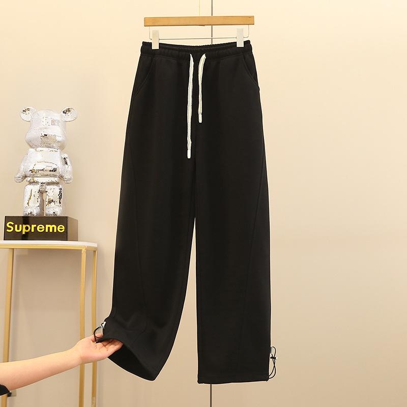 Women's Retro High-Waisted Spicy Girl Ankle-Tie Banana Pants - Autumn Casual Loose Fit Sweatpants