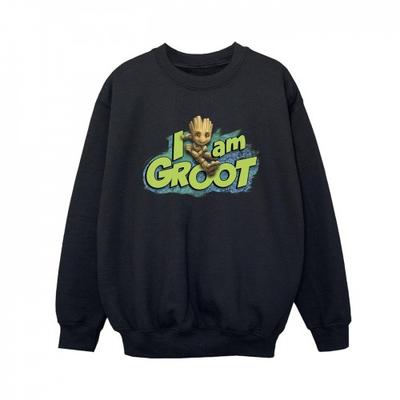 Boys Guardians Of The Galaxy I Am Groot Jumping Sweatshirt