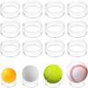 15 PCS Clear Baseball Stand, Ring Ball Acrylic Sphere Stand, Baseball Display Stands for Golf Ball, Tennis, Softball, Baseballs Stands (1.2inch,